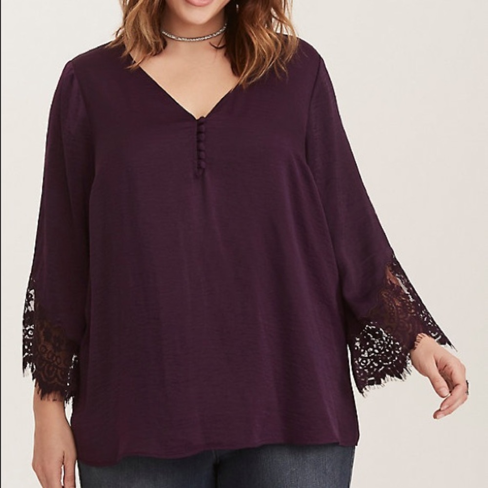 Torrid Women’s Blouse Purple Size 4
